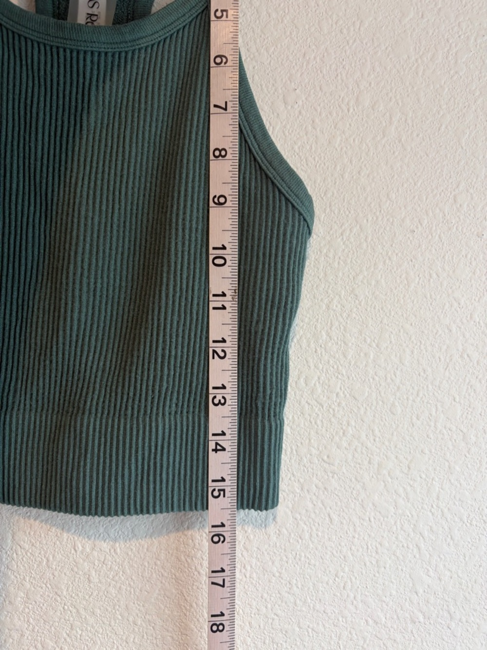 Altar'd State Ribbed Racerback Tank in Deep Green - Picture 9 of 9